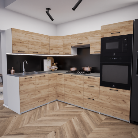 Zestaw mebli kuchennych 170x250 cm Petersburg Craft UC